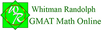 GMAT Math Online by Whitman Randolph Logo
